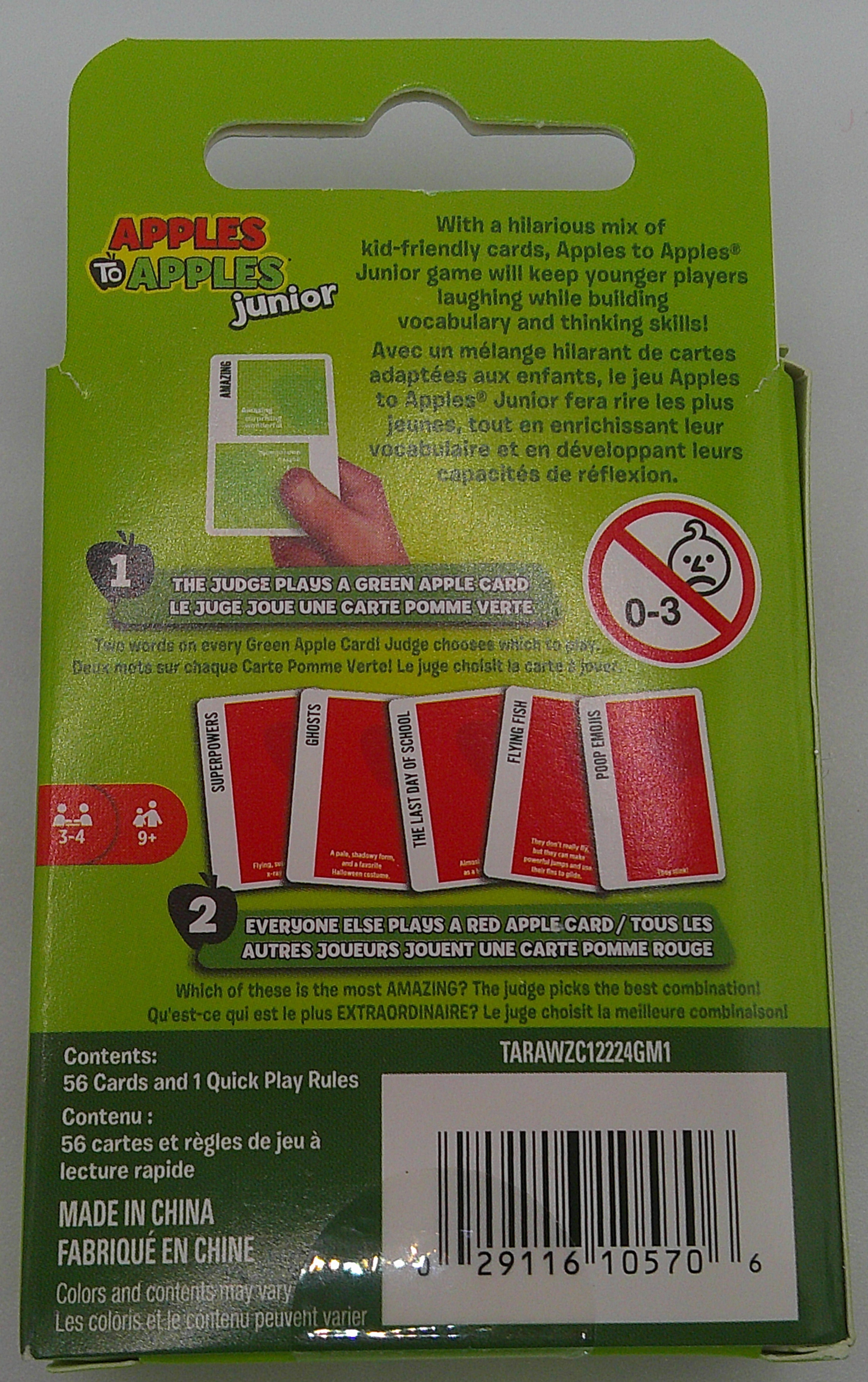 Apples to Apples Game Prop Kit