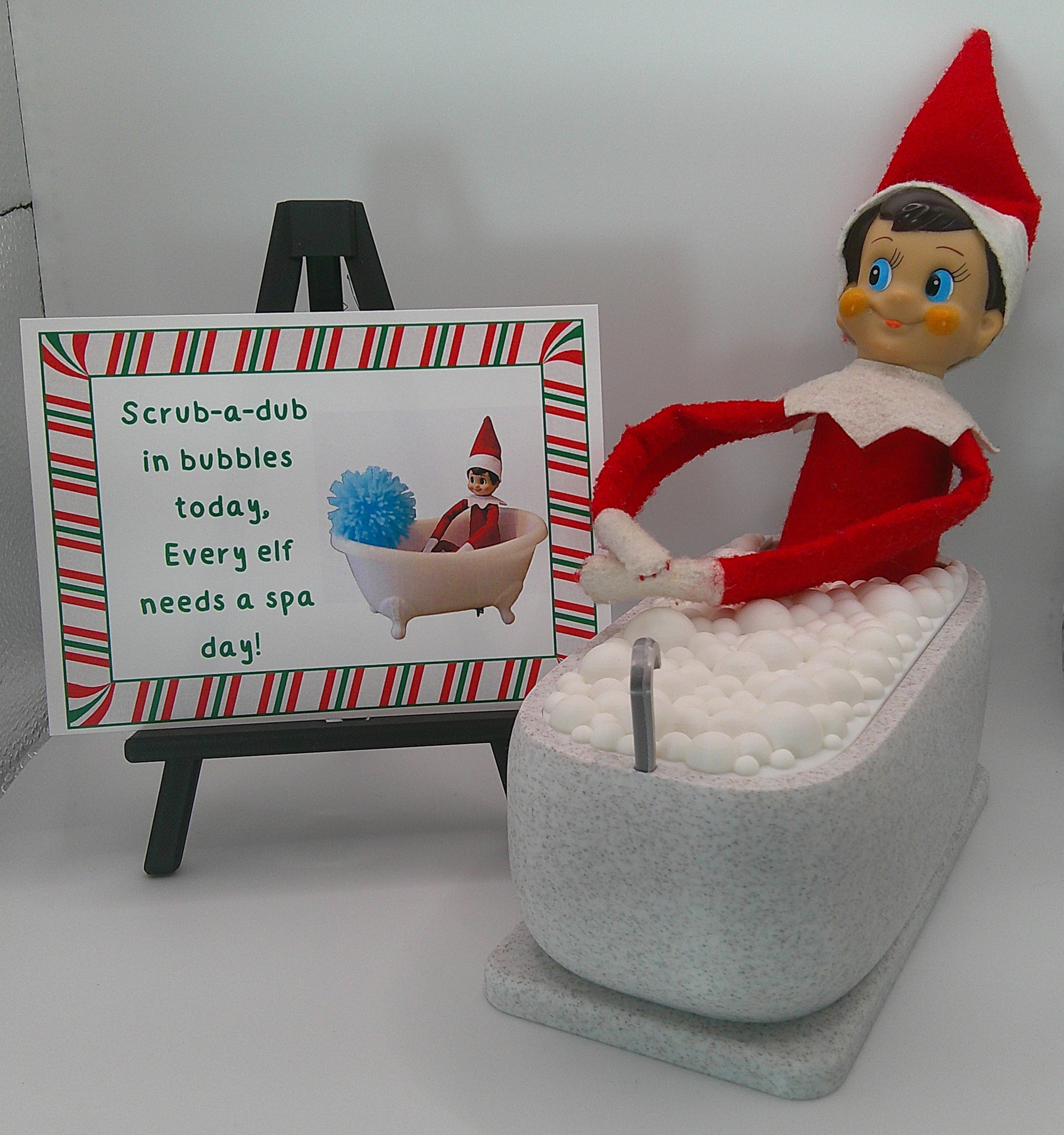Elf Bathtub Prop Kit