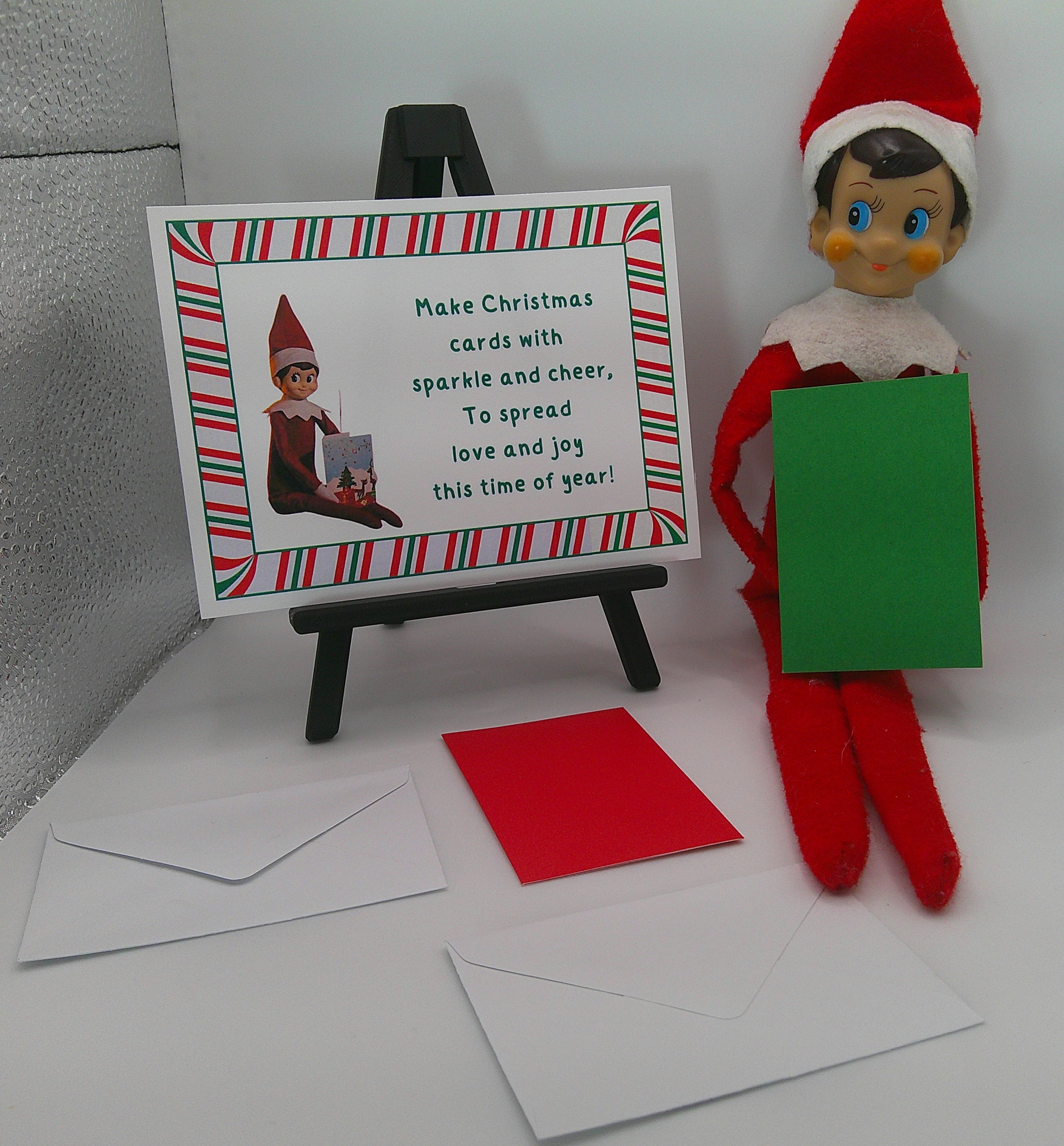 Elf Christmas Card Prop Kit