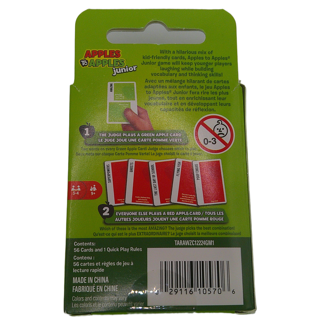 Apples to Apples Game Prop Kit