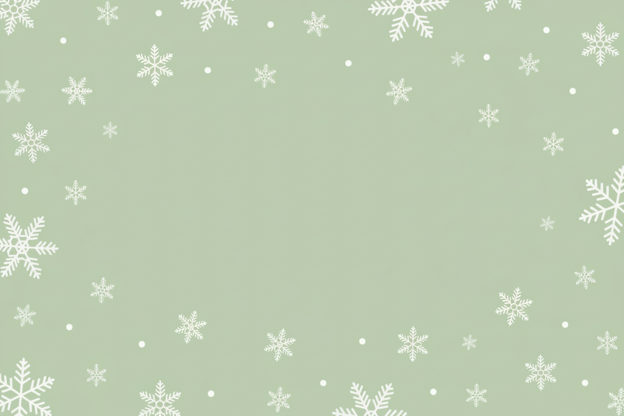 A simple red background with white snowflakes