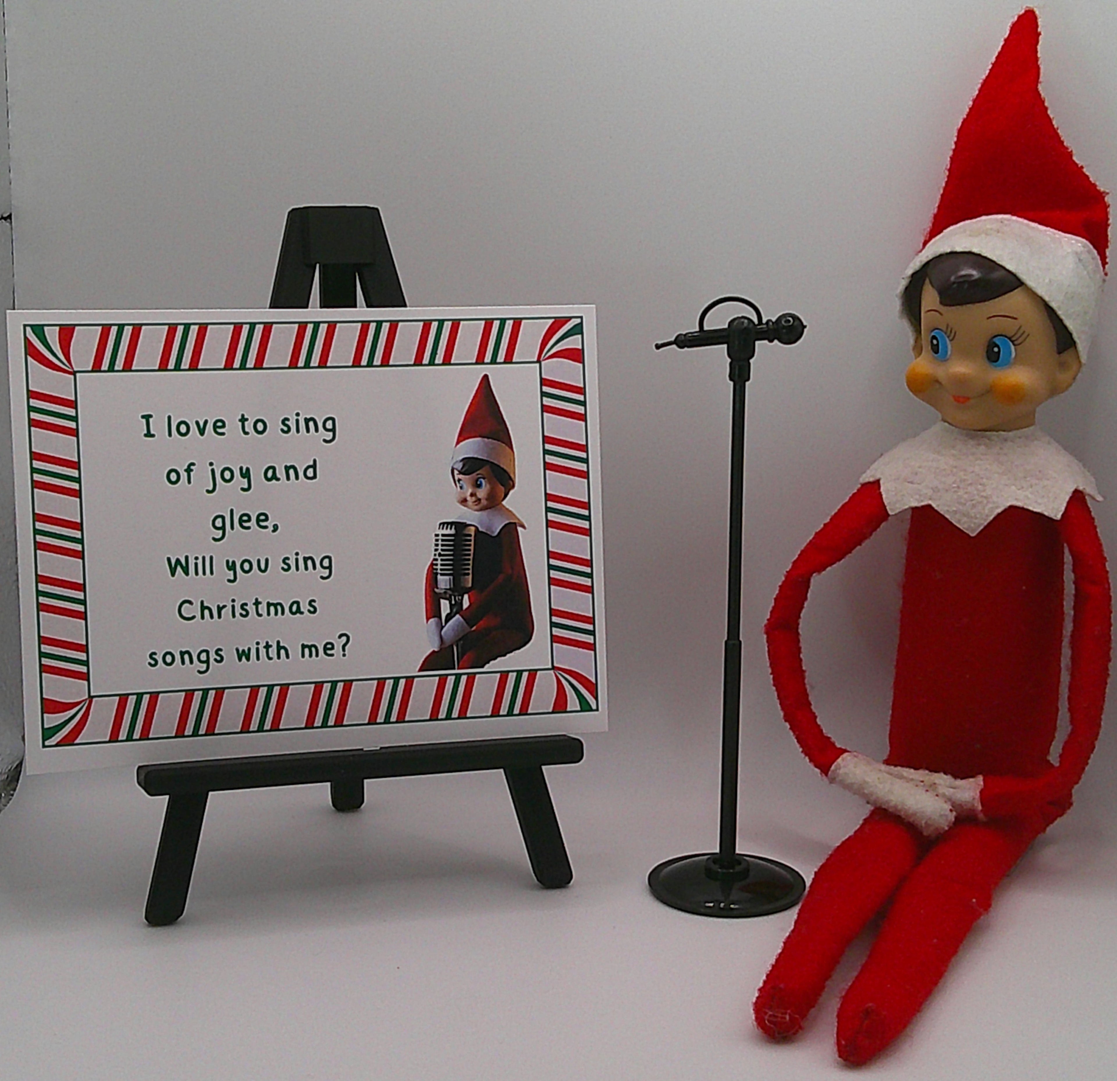 Microphone with stand prop kit